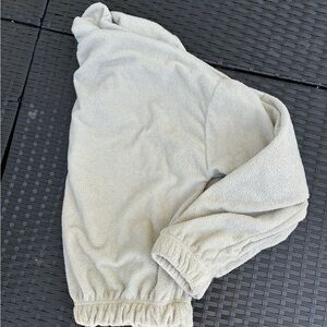 Urban Outfitters Cream Textured Fleece